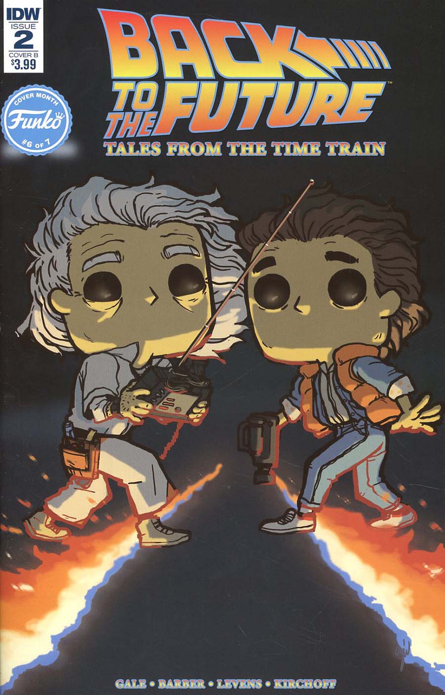 Back To The Future Tales From The Time Train #2 Cover B Variant Adam Wolfe Funko Cover