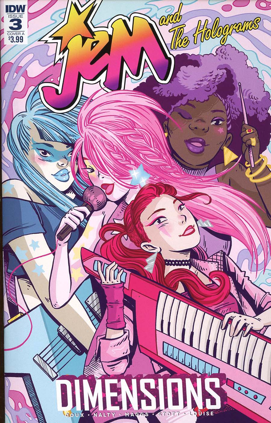 Jem And The Holograms Dimensions #3 Cover A Regular Rachael Stott Cover
