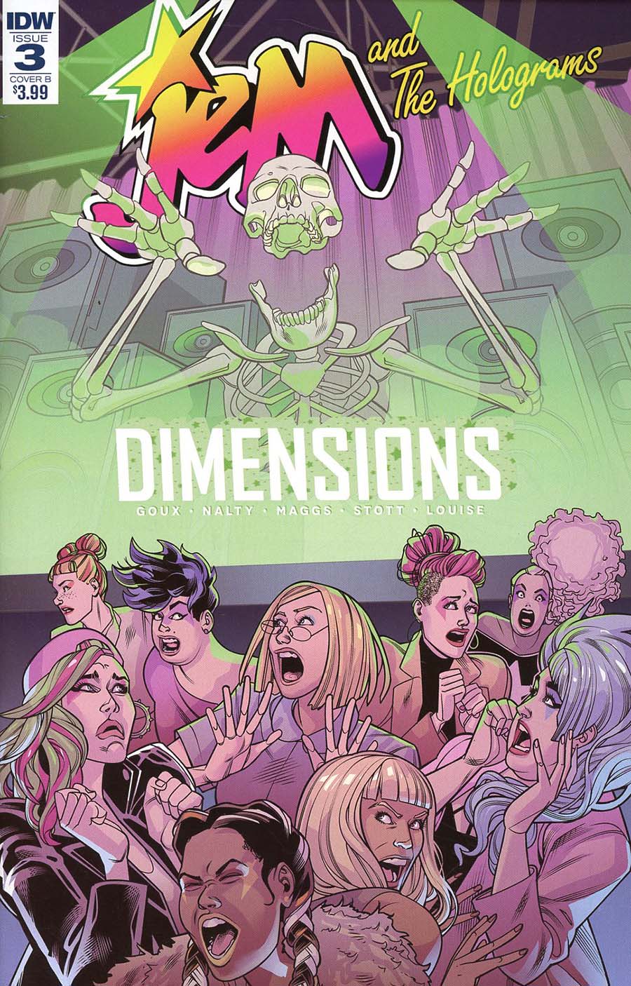 Jem And The Holograms Dimensions #3 Cover B Variant Nicole Goux Cover