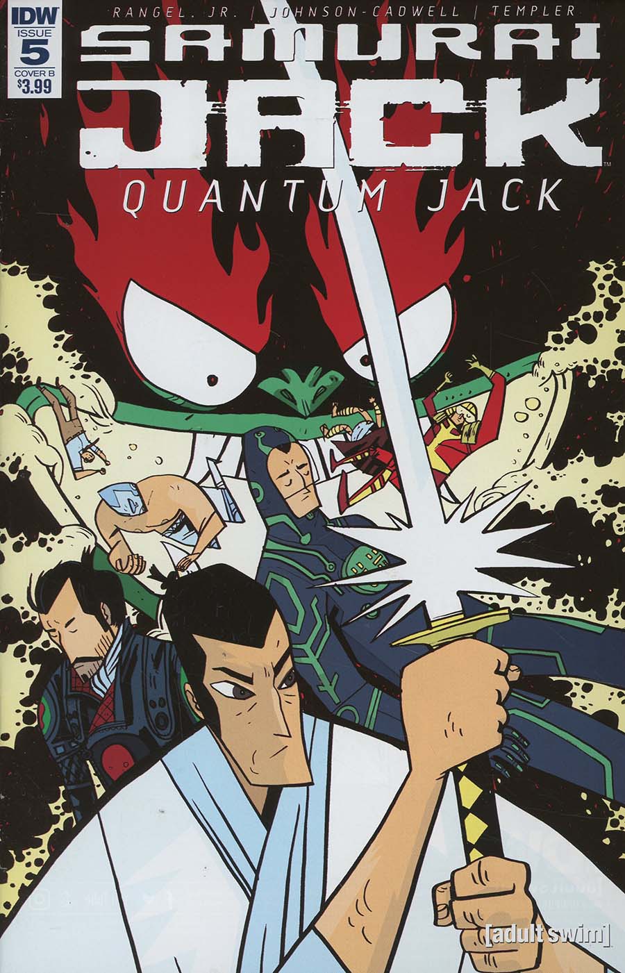 Samurai Jack Quantum Jack #5 Cover B Variant Warwick Johnson-Cadwell Cover