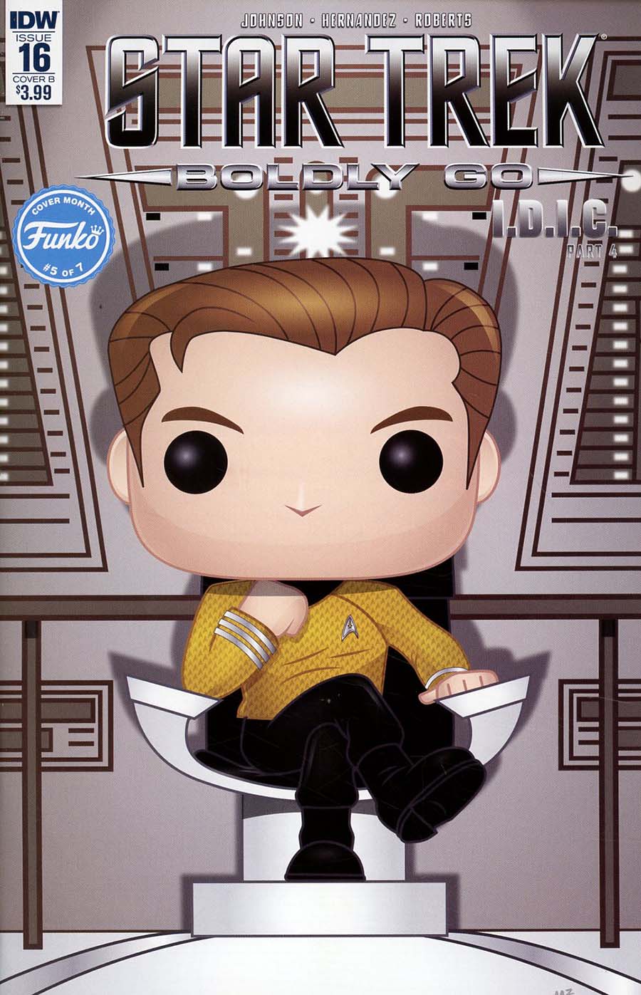 Star Trek Boldly Go #16 Cover B Variant Mike Martin Funko Cover