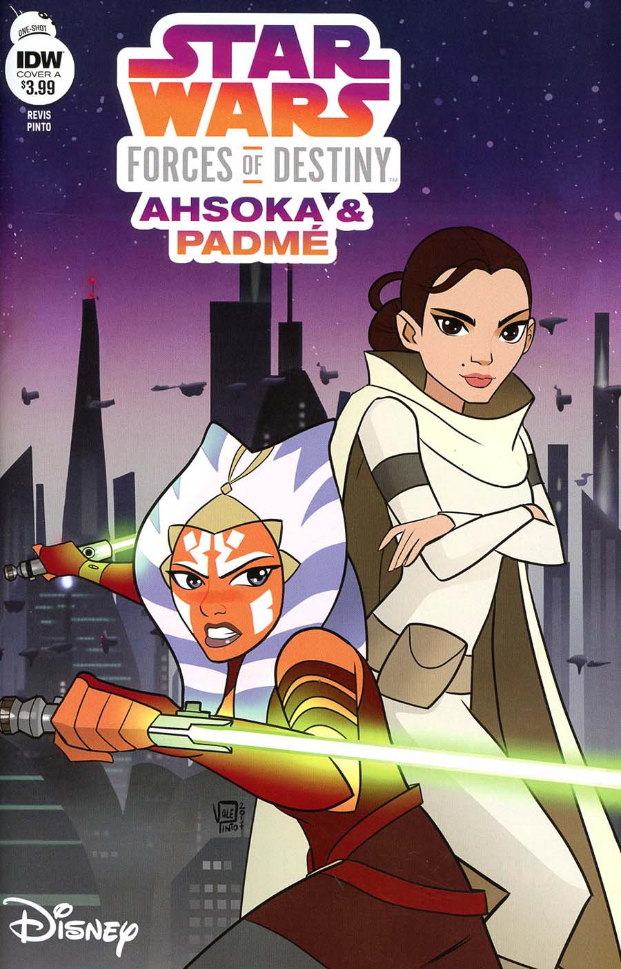 Star Wars Adventures Forces Of Destiny Ahsoka & Padme Cover A Regular Valentina Pinto Cover