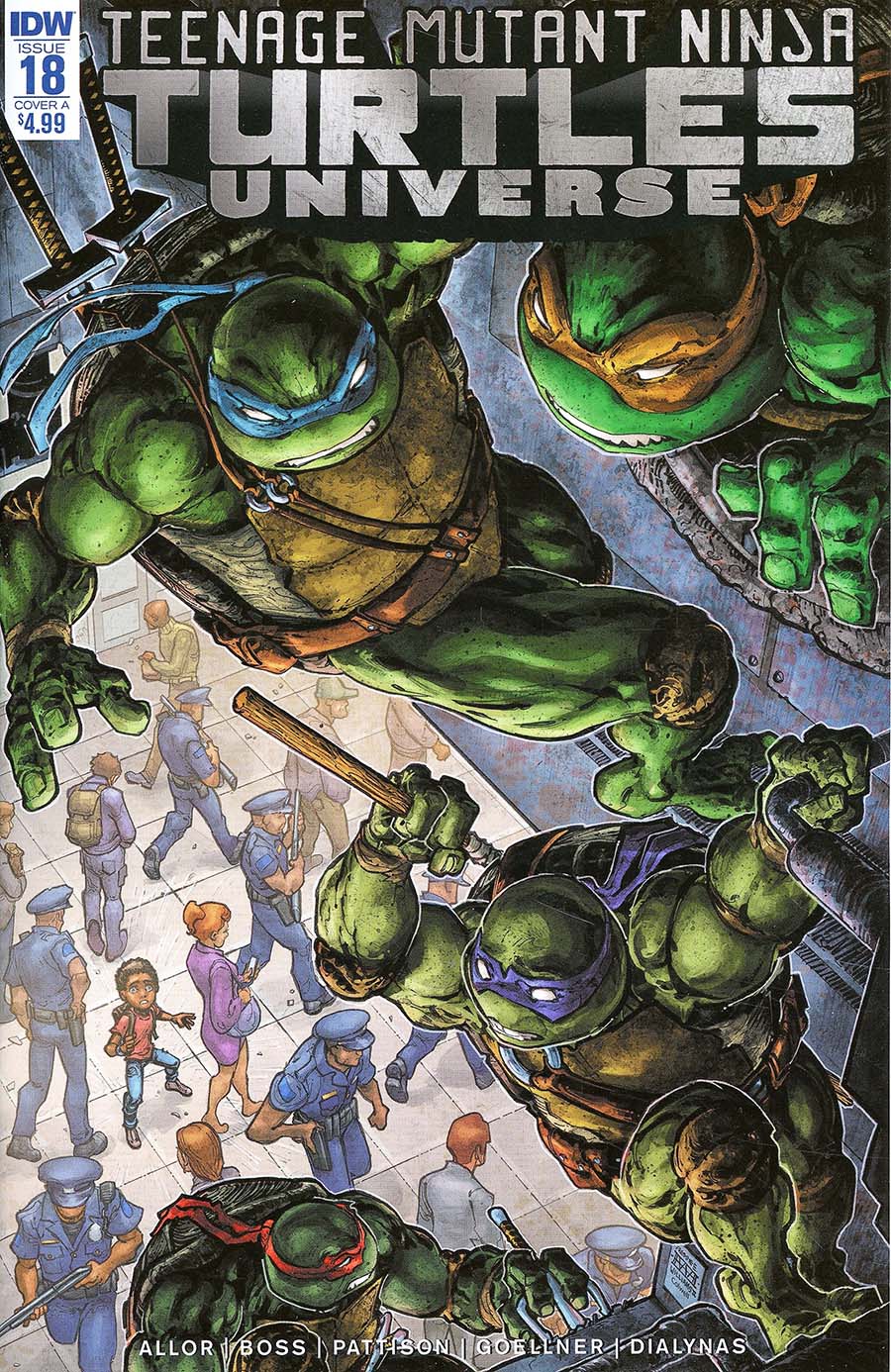 Teenage Mutant Ninja Turtles Universe #18 Cover A Regular Freddie E Williams II Cover