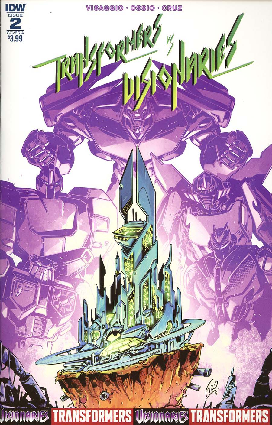 Transformers vs Visionaries #2 Cover A Regular Fico Ossio Cover
