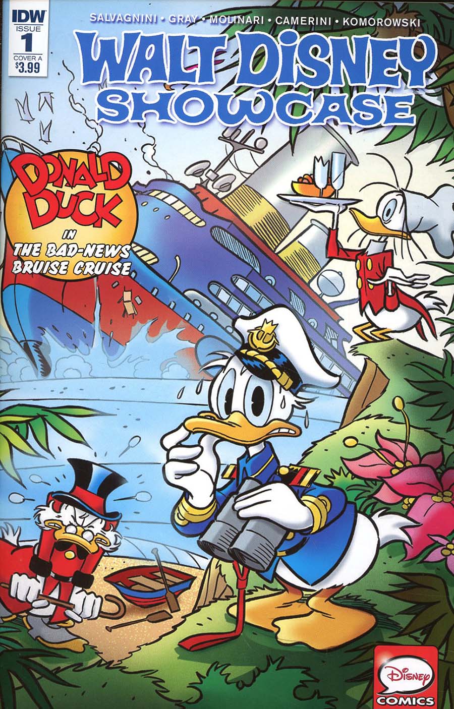 Walt Disney Showcase Vol 2 #1 Donald Duck Cover A Regular Andrea Freccero Cover