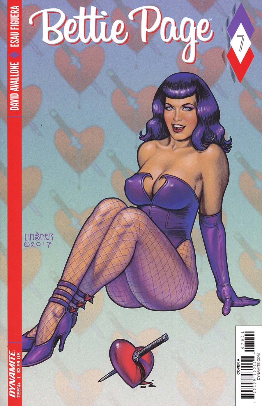 Bettie Page #7 Cover A Regular Joseph Michael Linsner Cover