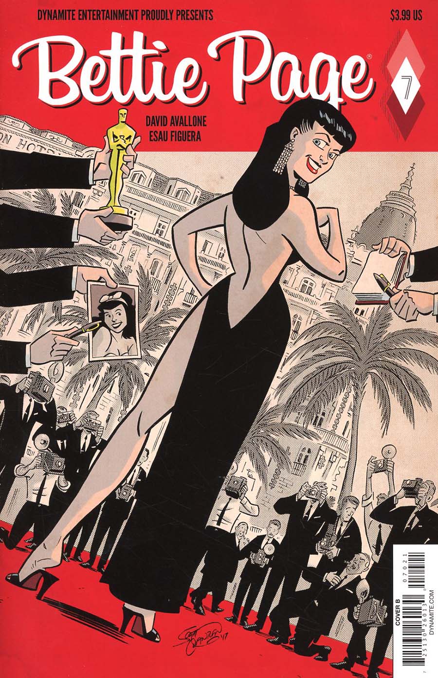 Bettie Page #7 Cover B Variant Scott Chantler Cover