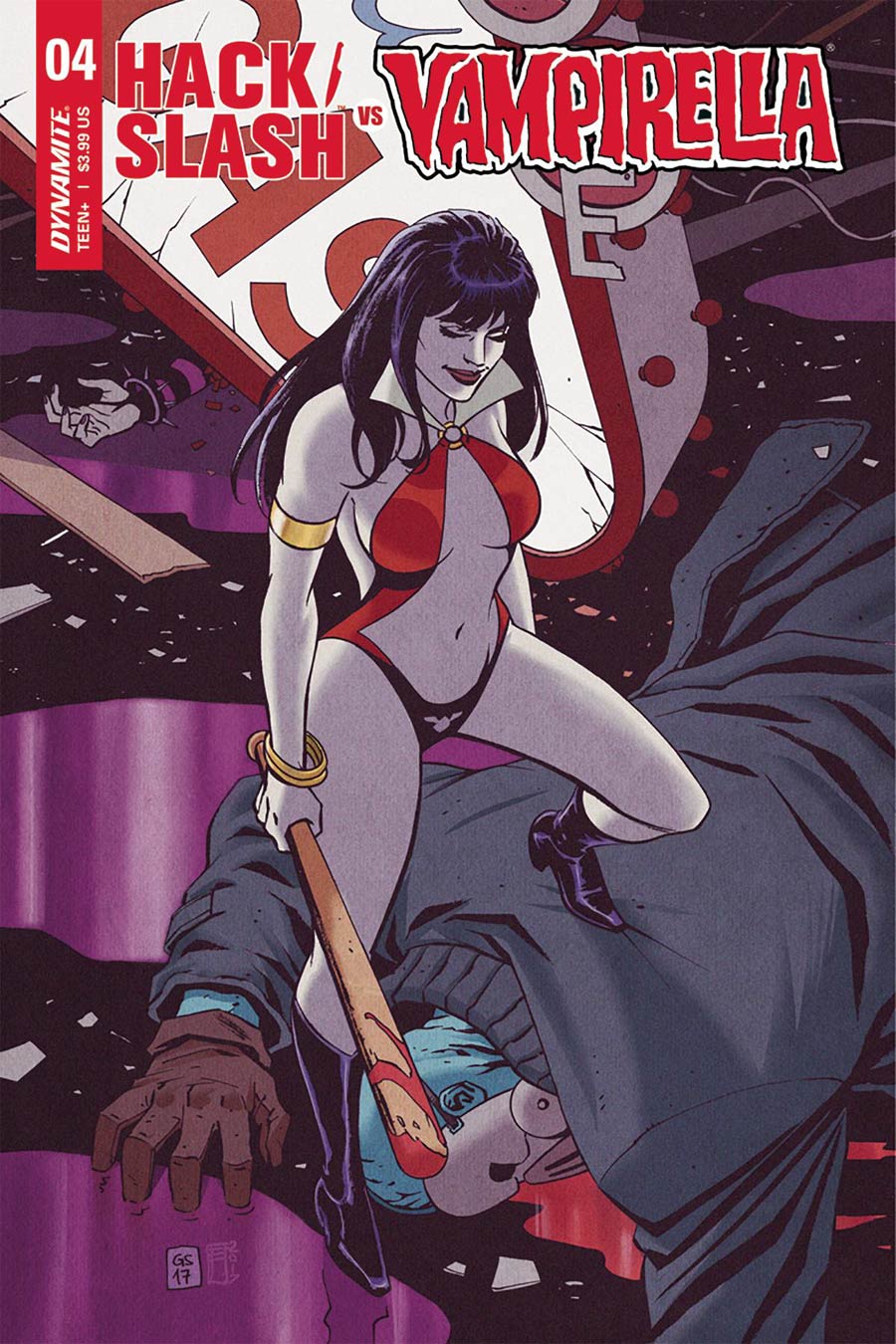 Hack Slash vs Vampirella #4 Cover B Variant Goran Sudzuka Cover