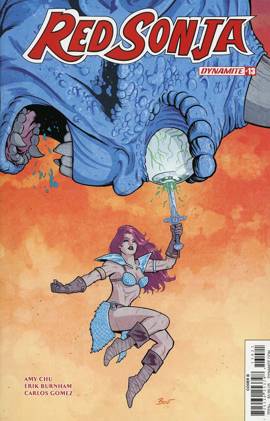 Red Sonja Vol 7 #13 Cover B Variant Brent Schoonover Cover