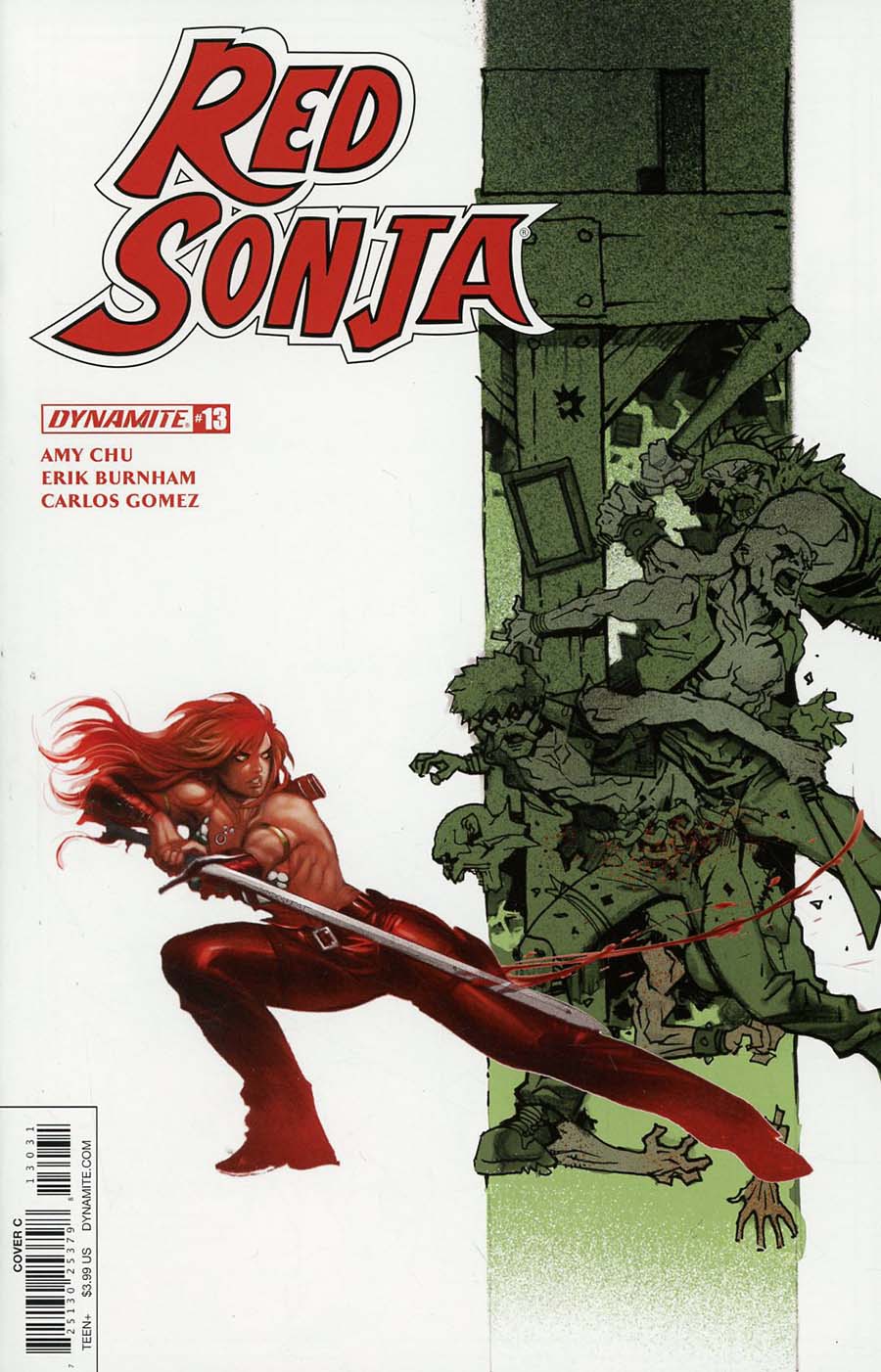 Red Sonja Vol 7 #13 Cover C Variant Moritat Cover