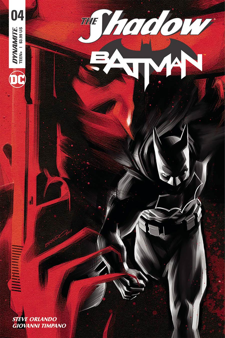Shadow Batman #4 Cover C Variant Brandon Peterson Red Black Cover