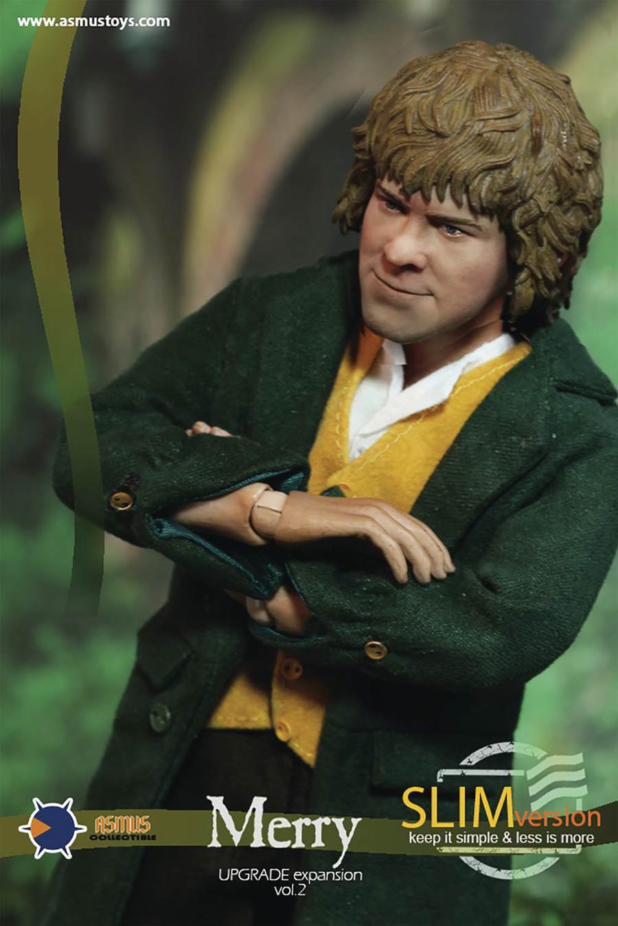 Lord Of The Rings Slim Series 1/6 Scale Action Figure - Merry