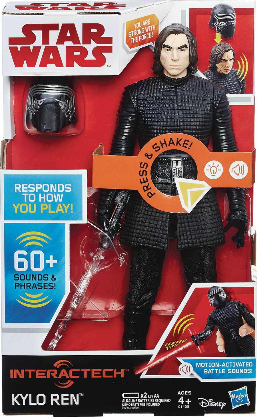 Star Wars Episode VIII The Last Jedi Interactech Kylo Ren 12-Inch Action Figure Case