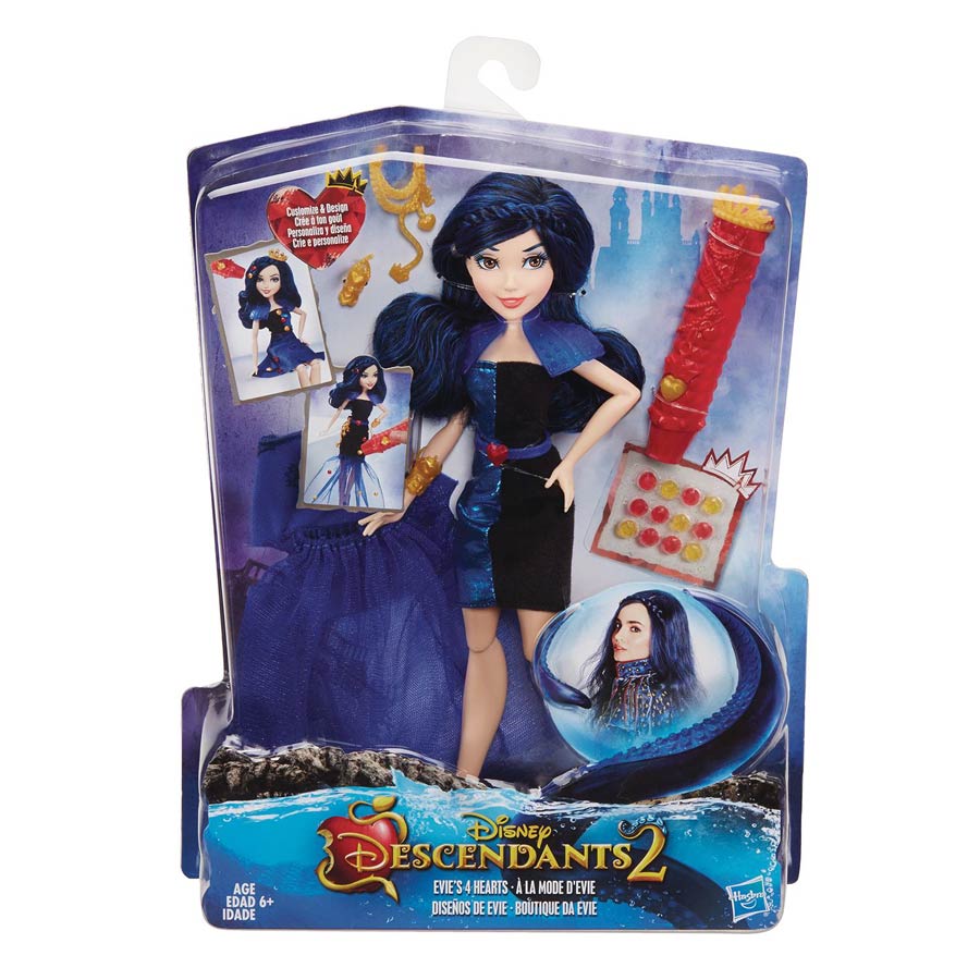 Disney Descendants 2 Evies 4Hearts Fashion Doll Case