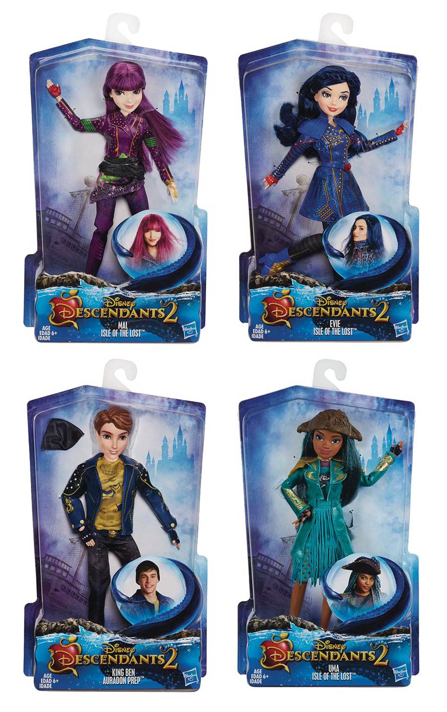Disney Descendants 2 Fashion Doll Assortment Case 201701
