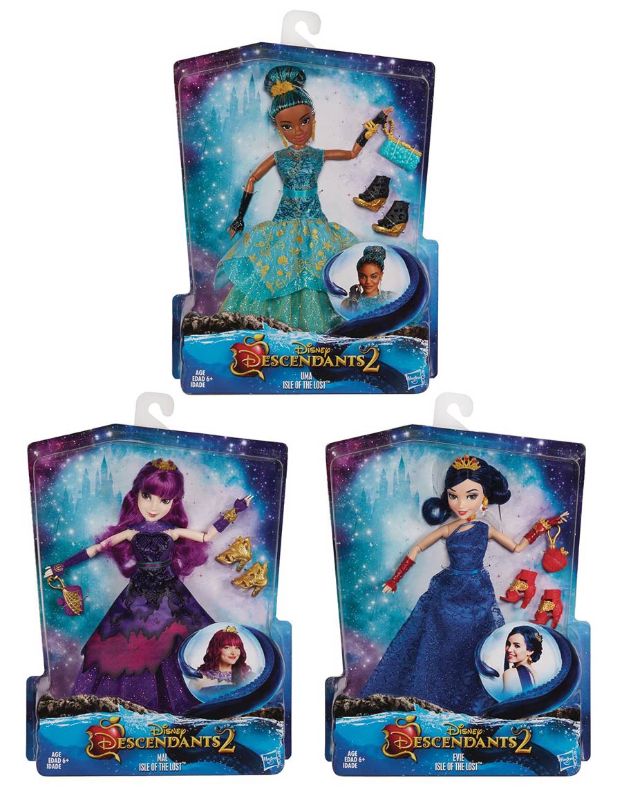 Disney Descendants 2 Royal Yacht Ball Doll Assortment Case 201701