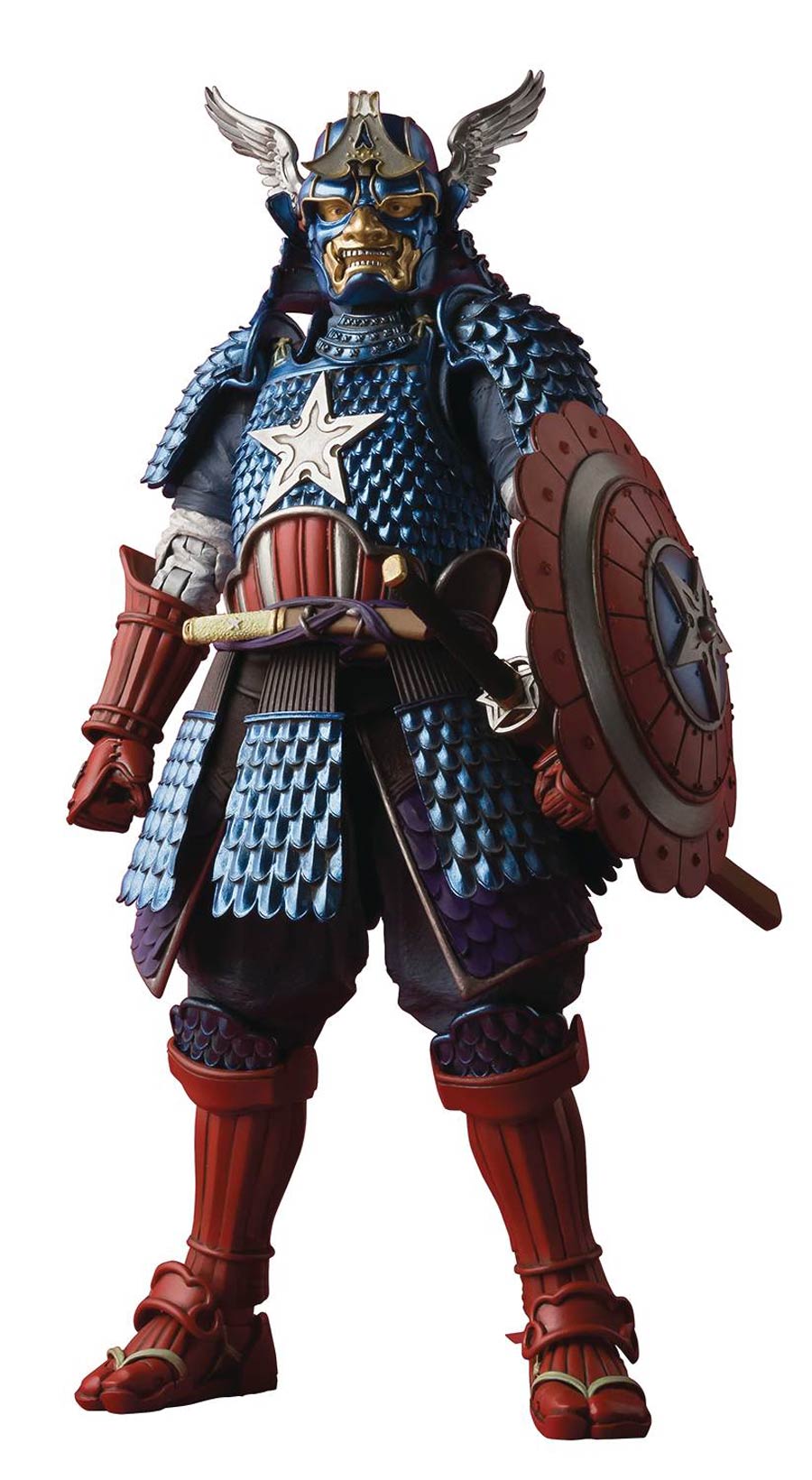 Marvel Meisho Manga Realization - Samurai Captain America Action Figure