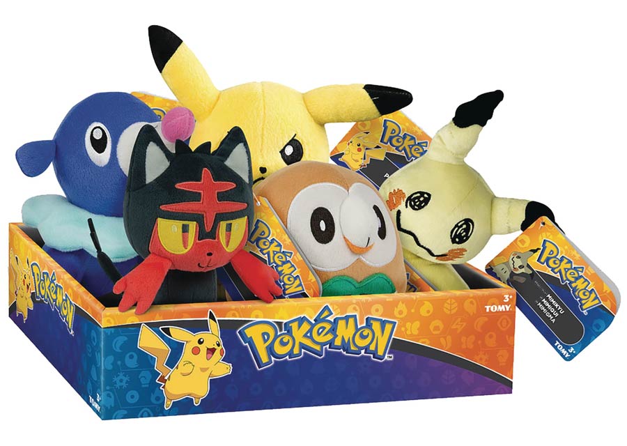 Pokemon 8-Inch Basic Plush Assortment Case