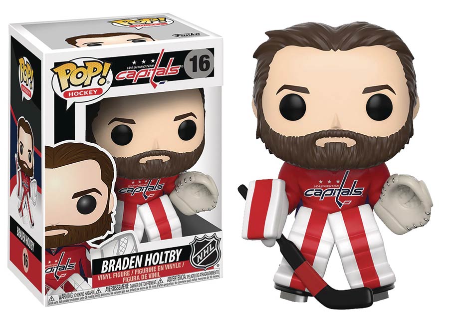 POP NHL Series 2 Braden Holtby Home Jersey Vinyl Figure