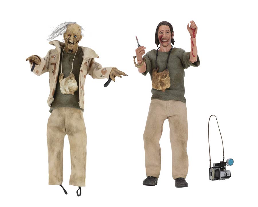 Texas Chainsaw Massacre Nubbins & Sawyer 8-Inch Retro Action Figure Set