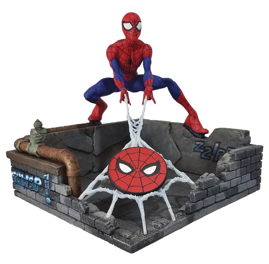 Marvel Spider-Man Finders Keypers Vinyl Keychain Holder Statue