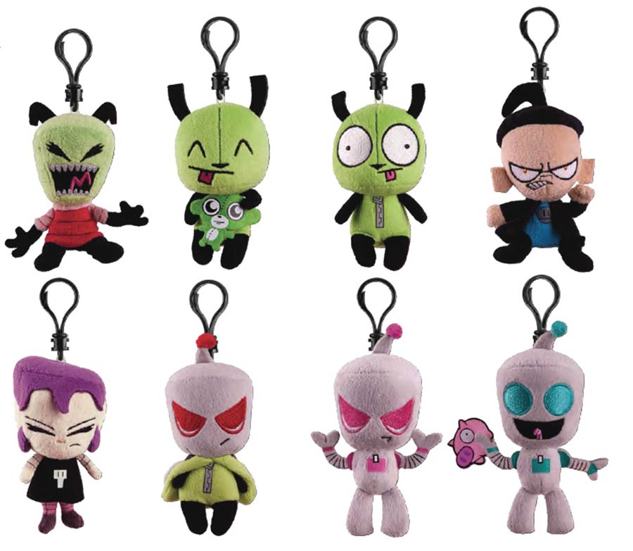 Invader Zim Plush Hanger Blind Mystery Box 24-Piece Display