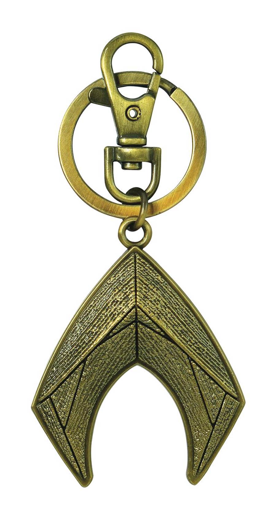 Justice League Movie Aquaman Logo Pewter Keyring