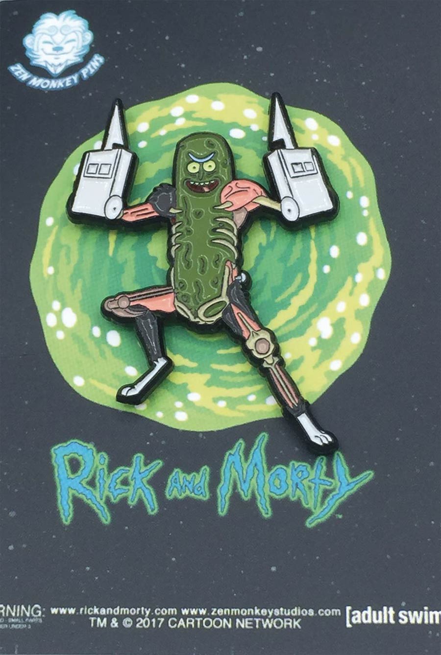 Rick And Morty Lapel Pin - Pickle Rick With Rat Limbs