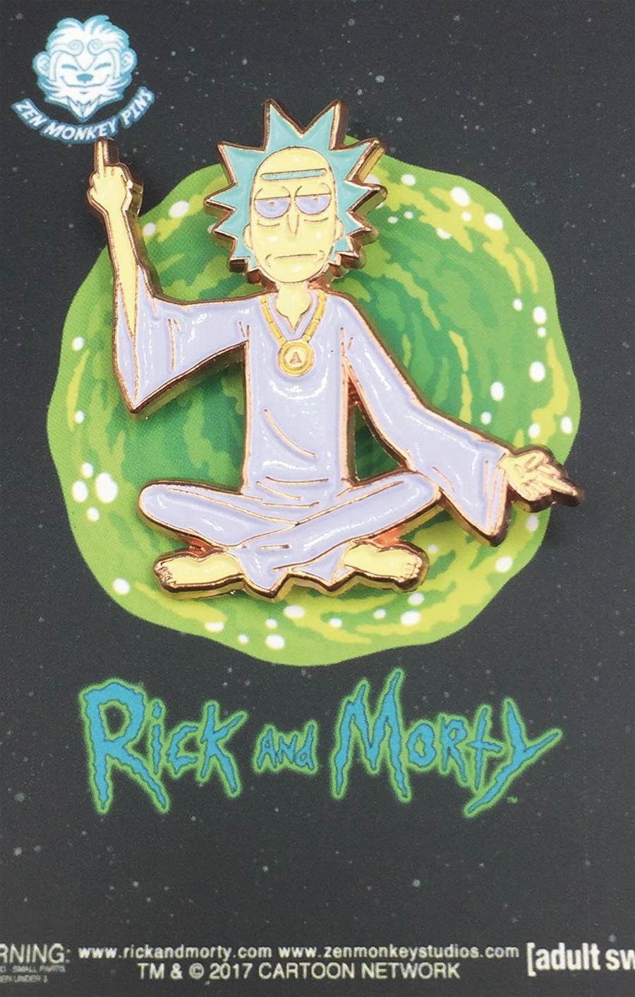 Rick And Morty Lapel Pin - Spiritual Leader Rick