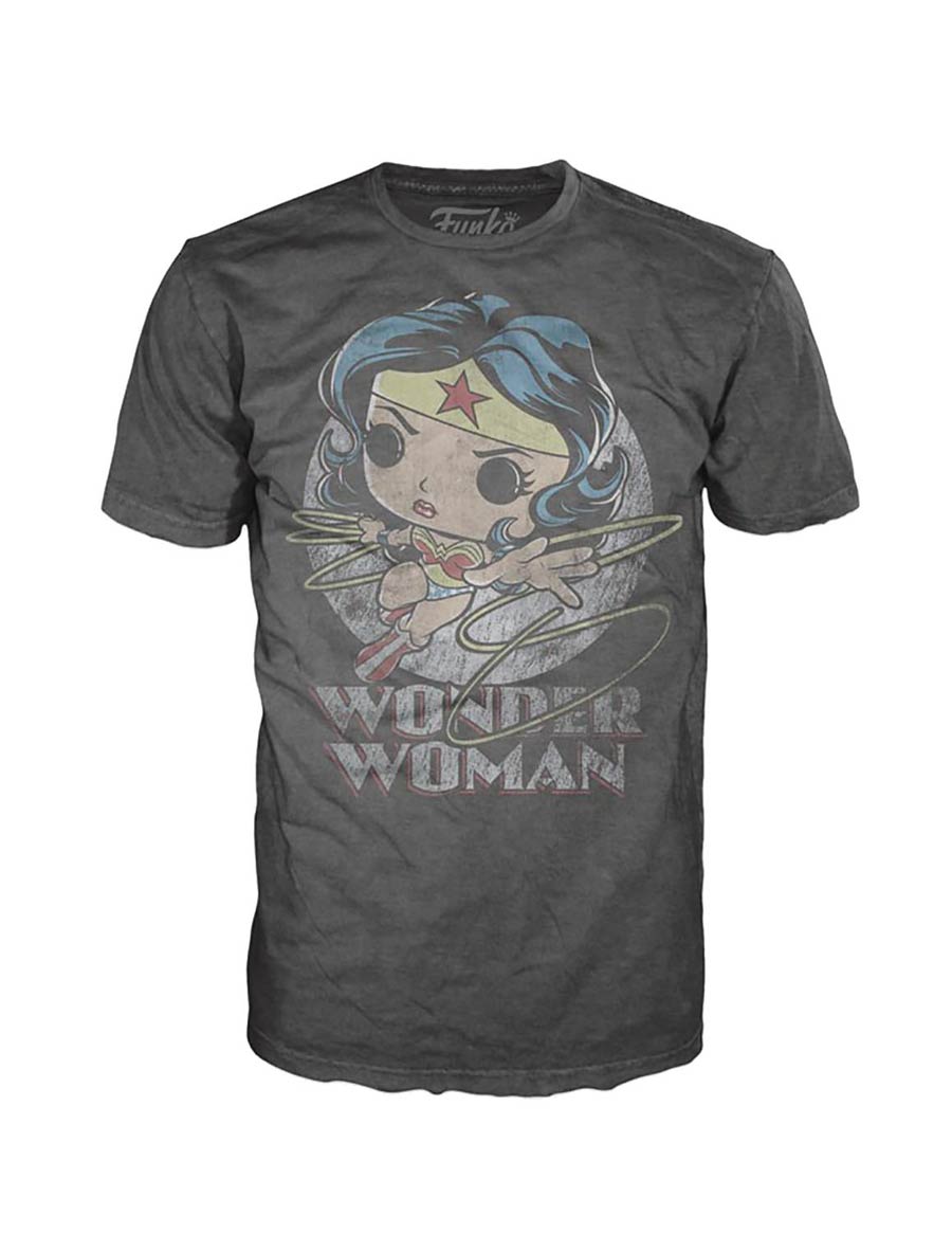 POP Tees DC Comics Wonder Woman T-Shirt X-Small