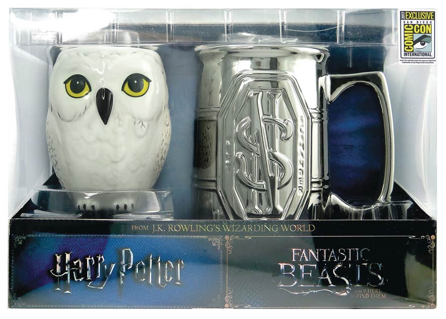 Harry Potter Fantastic Beasts SDCC 2017 Exclusive 2-Piece Mug Set