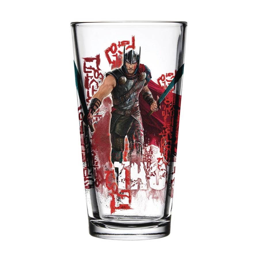 Toon Tumblers Thor Ragnarok Pint Glass - Thor