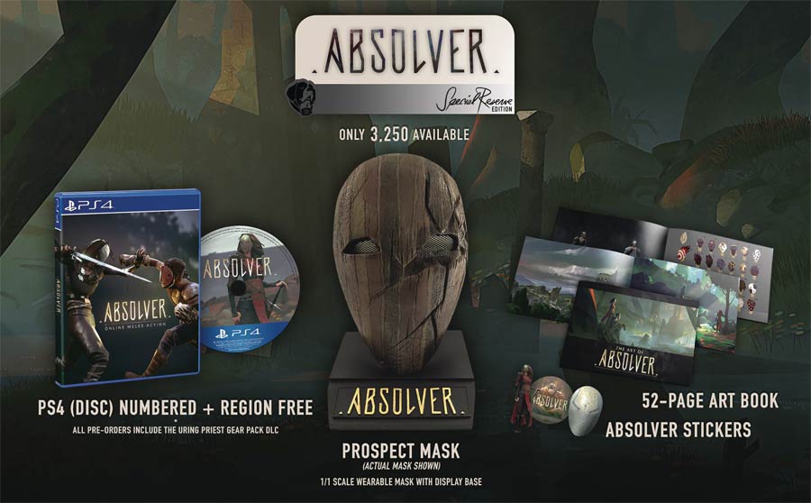 Absolver Prospect Mask Special Edition Bundle Set - PS4
