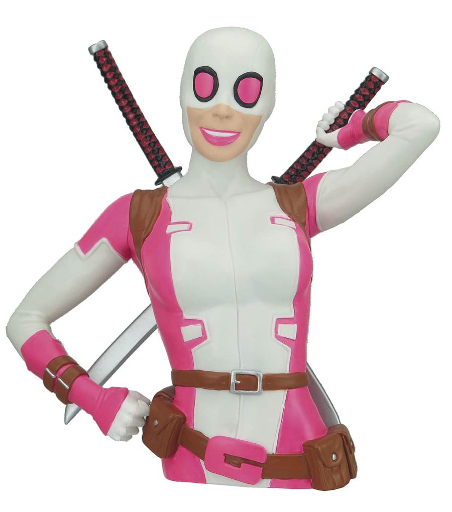 Marvel Gwenpool PVC Bust Bank