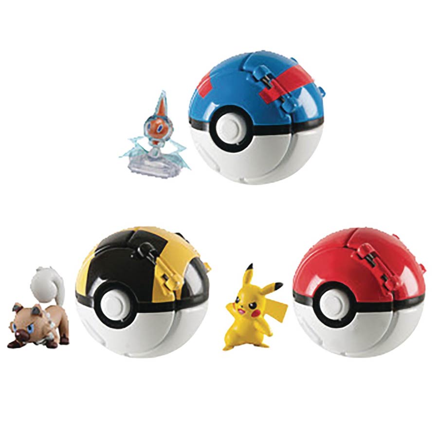 Pokemon Throw-N-Pop Poke Ball Assortment Case