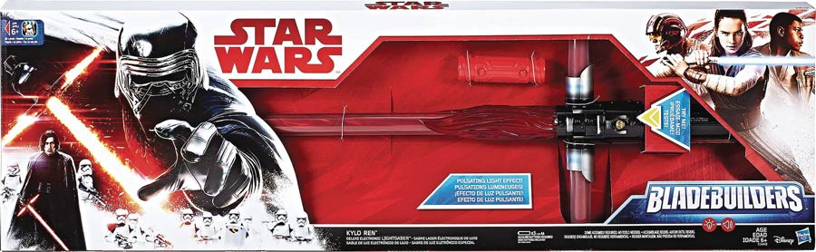 Star Wars Episode VIII The Last Jedi Kylo Ren Bladebuilder Deluxe Electronic Lightsaber Case
