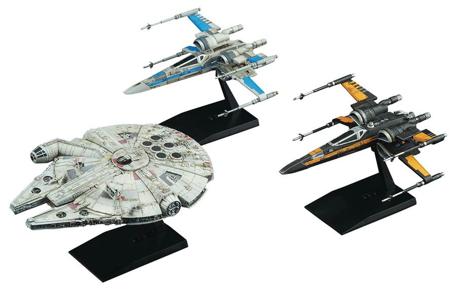 Star Wars The Last Jedi 1/144 & 1/350 Kit - Resistance Vehicle Set
