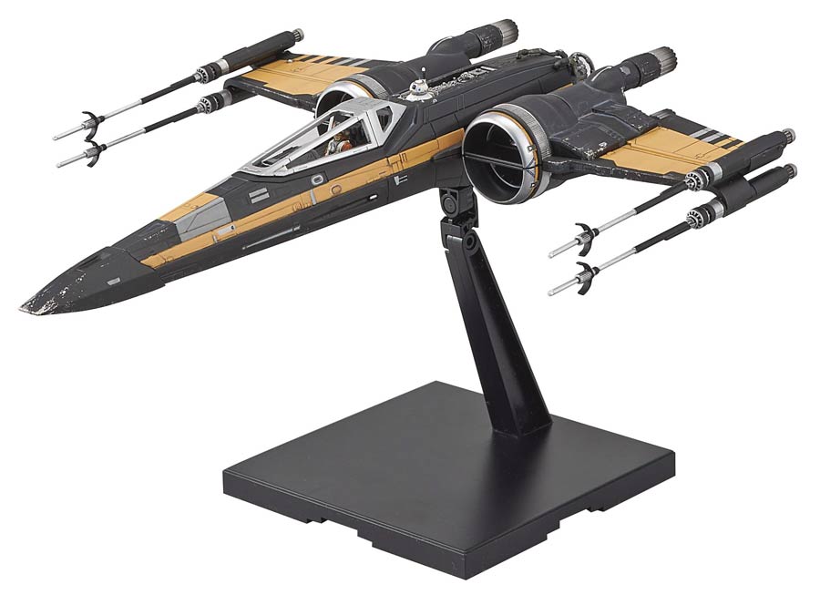 Star Wars The Last Jedi 1/72 Kit - Poes Boosted X-Wing Fighter
