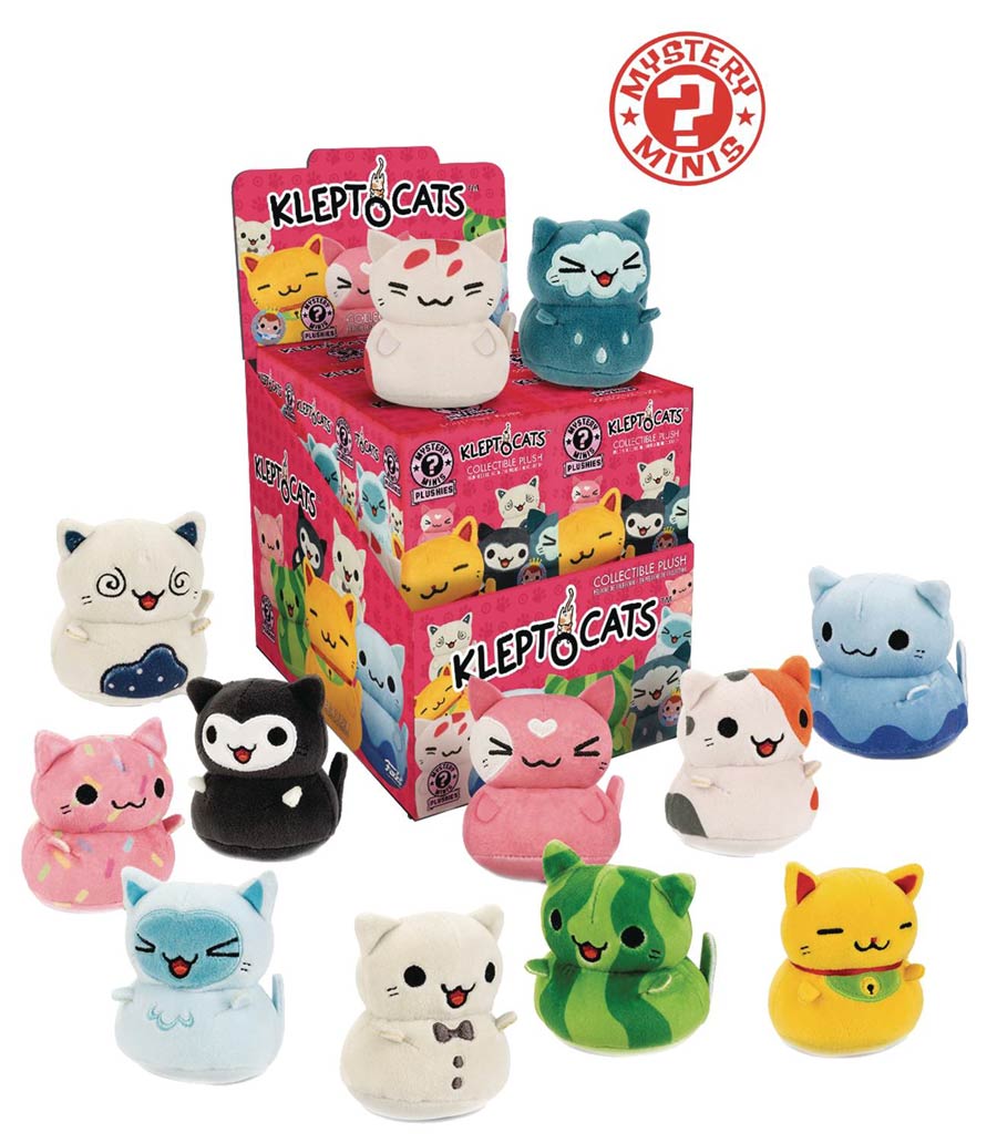 Kleptocats Plush Blind Mystery Box 12-Piece Display