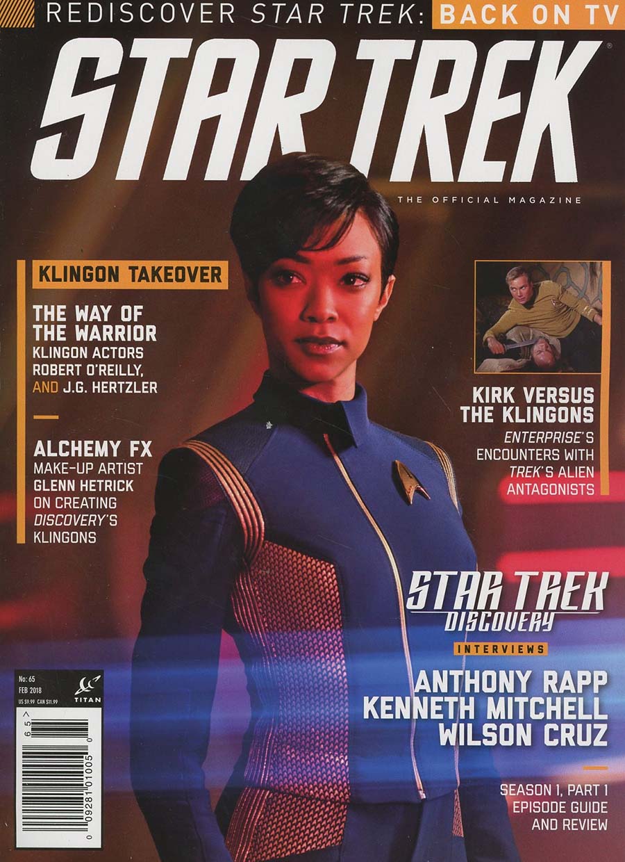 Star Trek Magazine #65 February 2018 Newsstand Edition