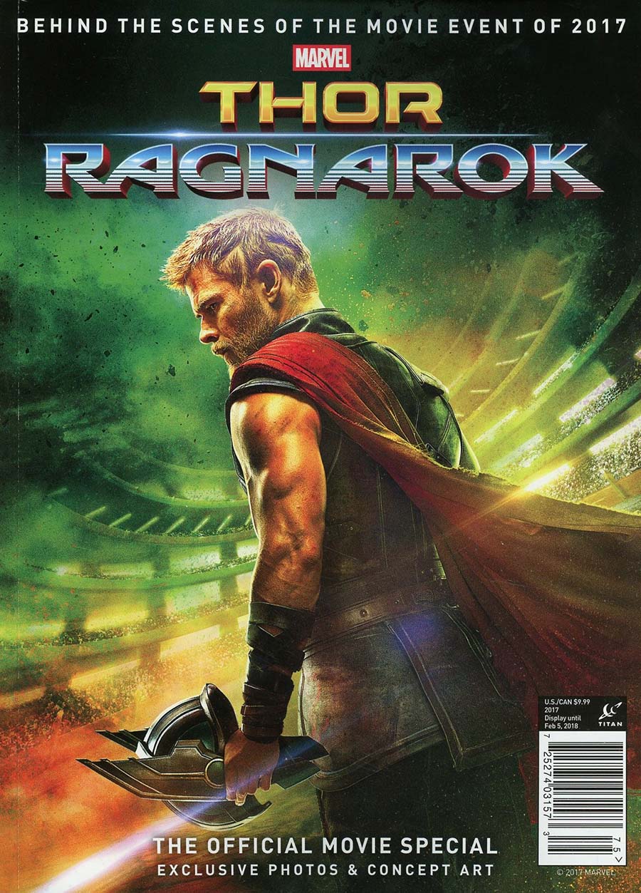 Thor Ragnarok Official Collectors Edition Magazine Newsstand Edition