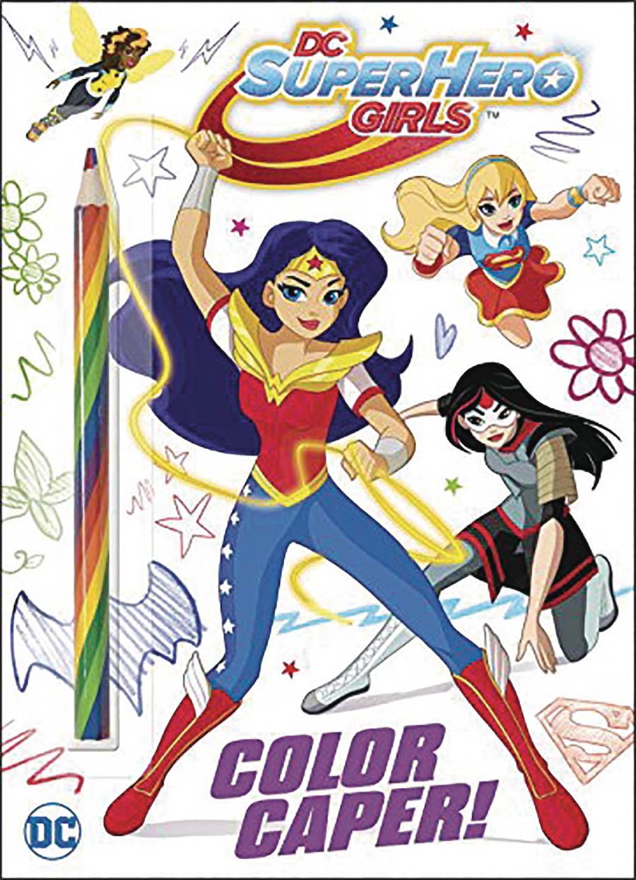 DC Super Hero Girls Color Caper Book SC