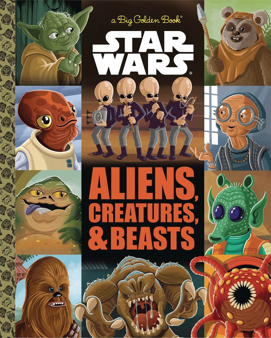 Star Wars Big Golden Book Of Aliens Creatures And Beasts HC