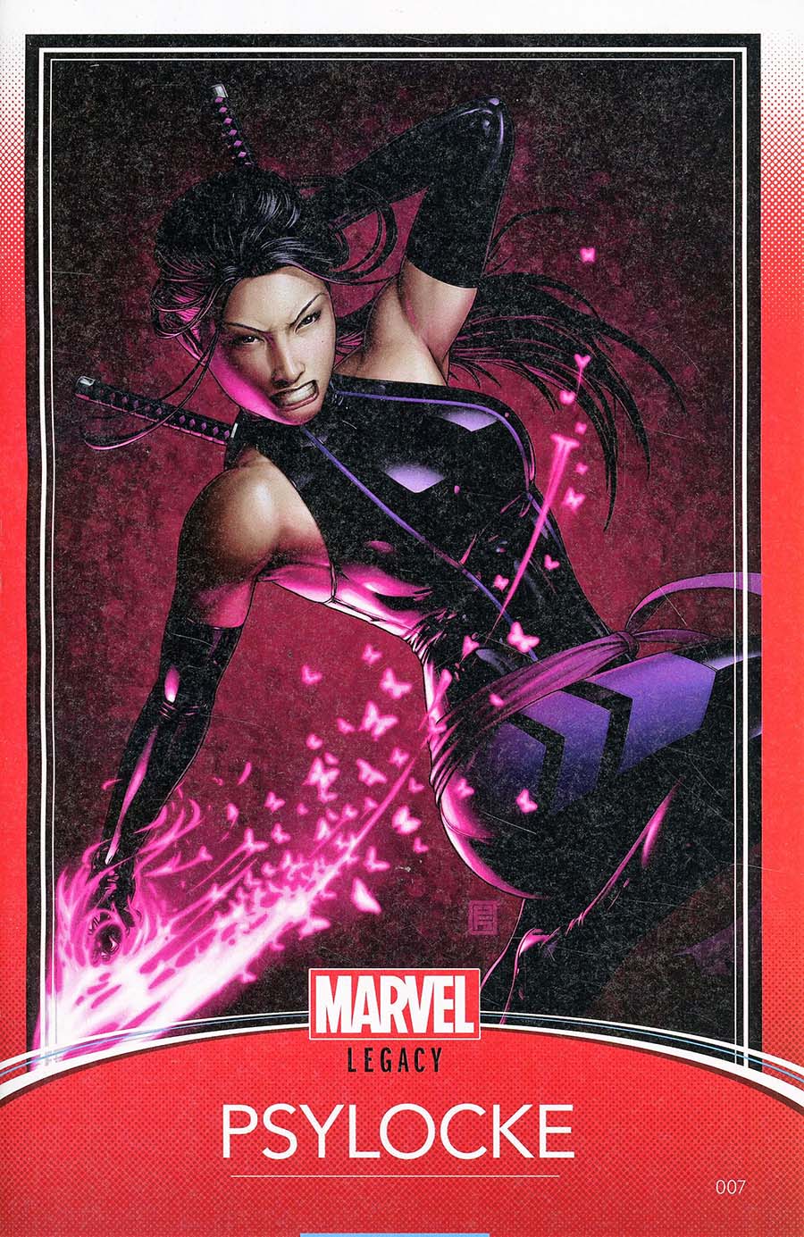 Astonishing X-Men Vol 4 #7 Cover C Variant John Tyler Christopher Trading Card Cover (Marvel Legacy Tie-In)