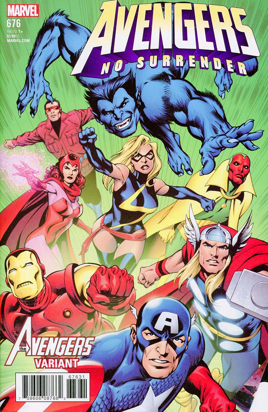 Avengers Vol 6 #676 Cover B Variant Alan Davis Avengers Cover (No Surrender Part 2)(Marvel Legacy Tie-In)