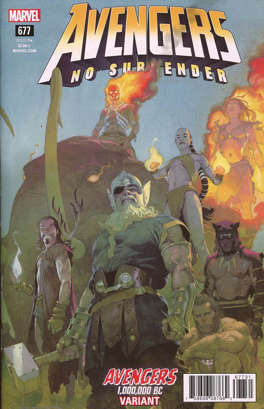 Avengers Vol 6 #677 Cover B Variant Esad Ribic Avengers Cover (No Surrender Part 3)(Marvel Legacy Tie-In)