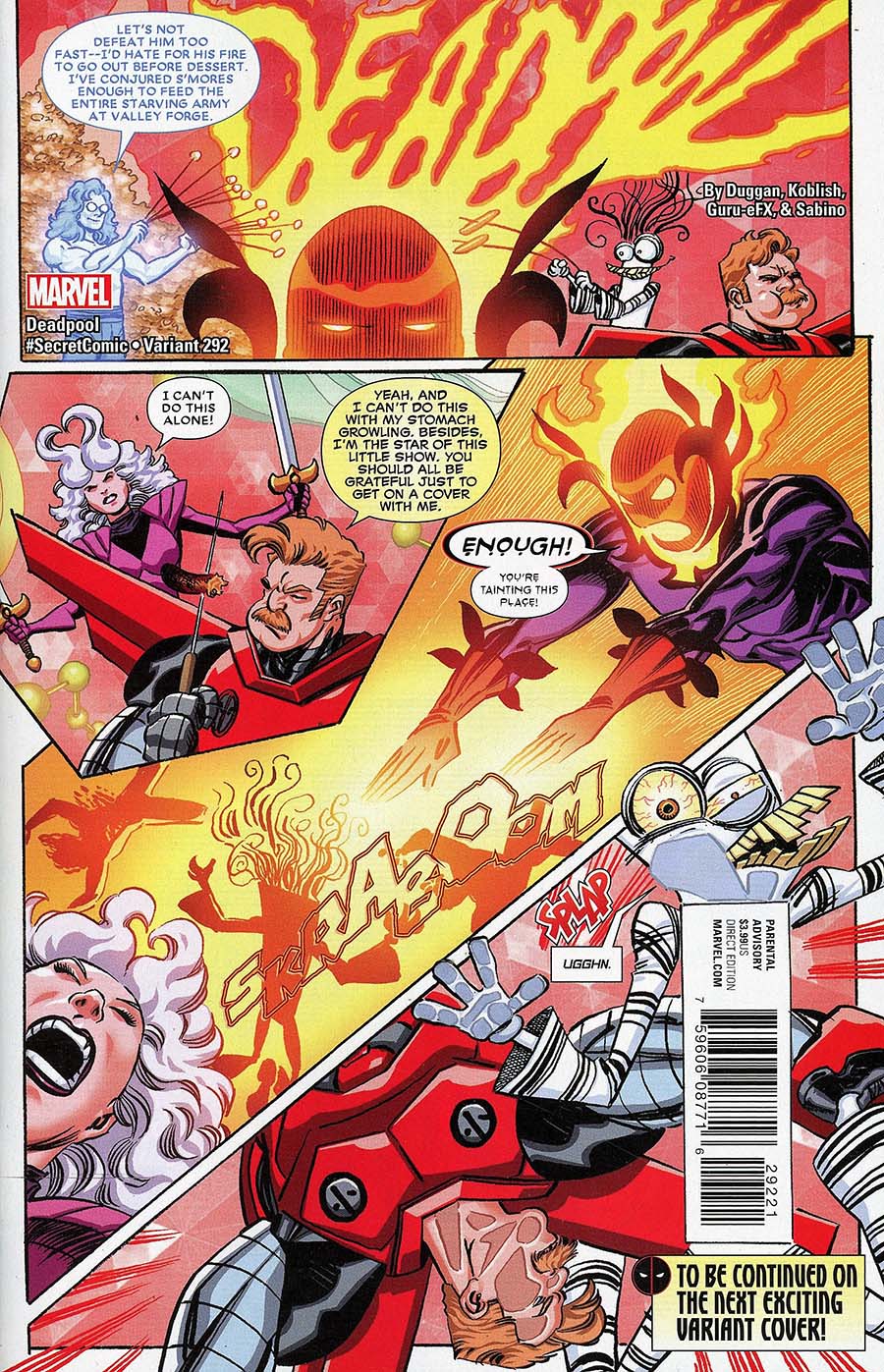 Despicable Deadpool #292 Cover B Variant Scott Koblish Secret Comic Cover (Marvel Legacy Tie-In)