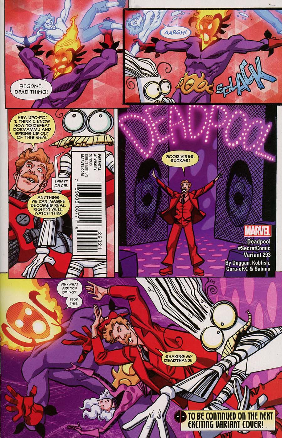 Despicable Deadpool #293 Cover B Variant Scott Koblish Secret Comic Cover (Marvel Legacy Tie-In)