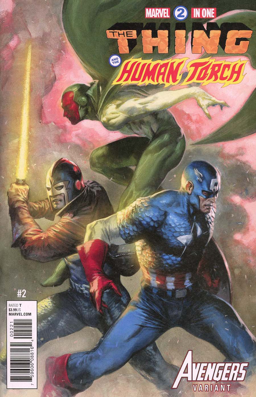 Marvel Two-In-One Vol 3 #2 Cover B Variant Gabriele Dell Otto Avengers Cover (Marvel Legacy Tie-In)