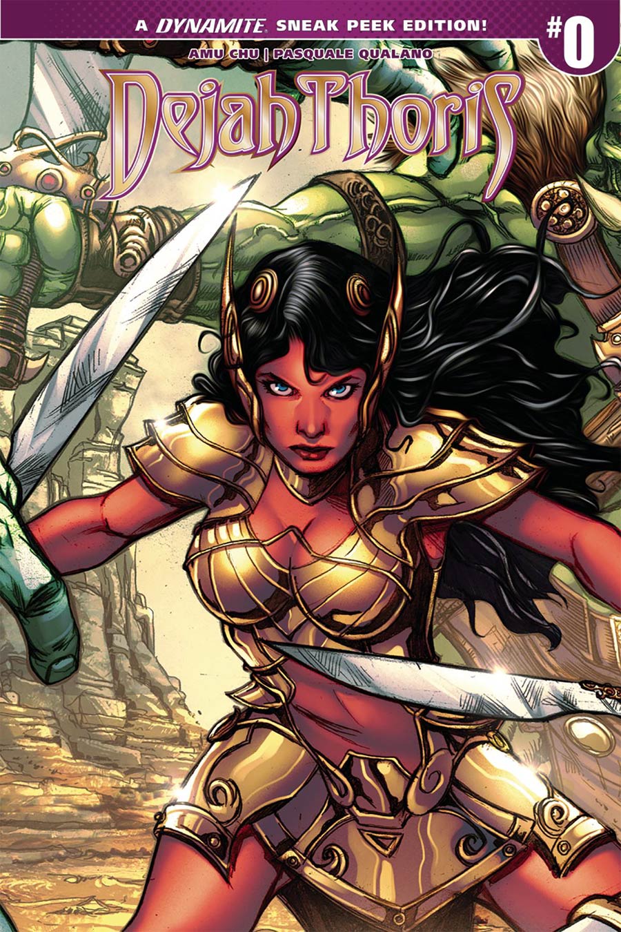 Dejah Thoris Vol 2 #0 Cover C Incentive Sergio Davila Sneak Peek Variant Cover